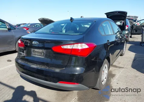 2016 Kia Forte Lx z USA, uszkodzony, nr VIN KNAFK4A6XG5544191